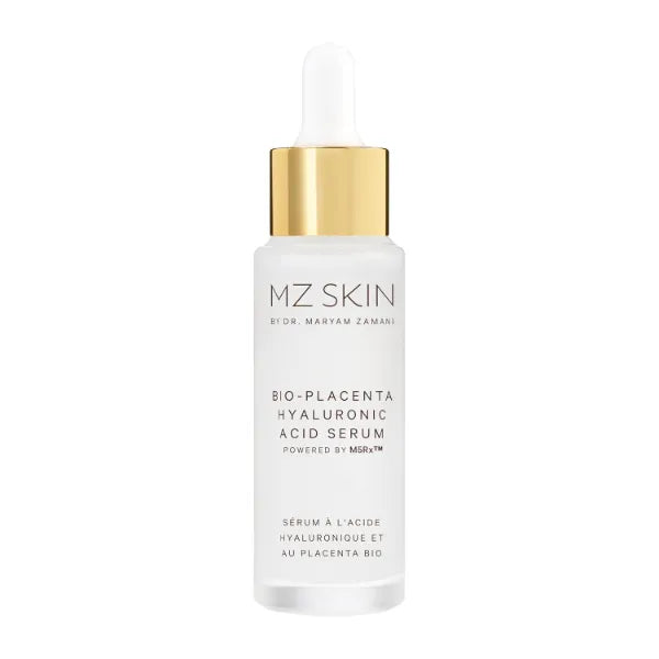 MZ SKIN Bio-Placenta Hyaluronic Acid Serum 1.01 fl oz | Deep Hydration & Skin Renewal with Bio-Placenta, M5Rx Complex & Hyaluronic Acid | Plumps, Firms & Smooths | All Skin Types, Fragrance Free