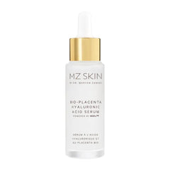 MZ SKIN Bio-Placenta Hyaluronic Acid Serum 1.01 fl oz | Deep Hydration & Skin Renewal with Bio-Placenta, M5Rx Complex & Hyaluronic Acid | Plumps, Firms & Smooths | All Skin Types, Fragrance Free