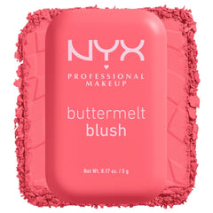 NYX Professional Makeup Buttermelt Blush, Powder Blush, up to 12 H Wear, Fade & Transfer Resistant, U Know Butta.