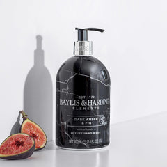 Baylis & Harding Elements 500ml Hand Wash - Dark Amber & Fig