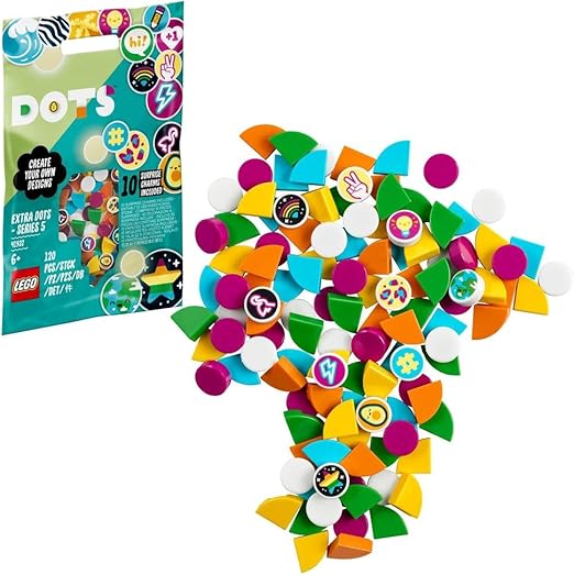 LEGO DOTS Extra DOTS – Series 5 41932 DIY Craft Decoration Kit (120 Pieces)