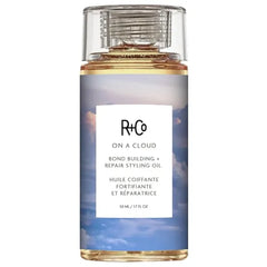 R+Co On a Cloud Bond Building Repair + Styling Oil  Lightweight Silicone Free Hair Oil for Frizz Control, Shine, Heat & UV Protection  Strengthens & Repairs All Hair Types  1.4 Fl Oz / 50 mL
