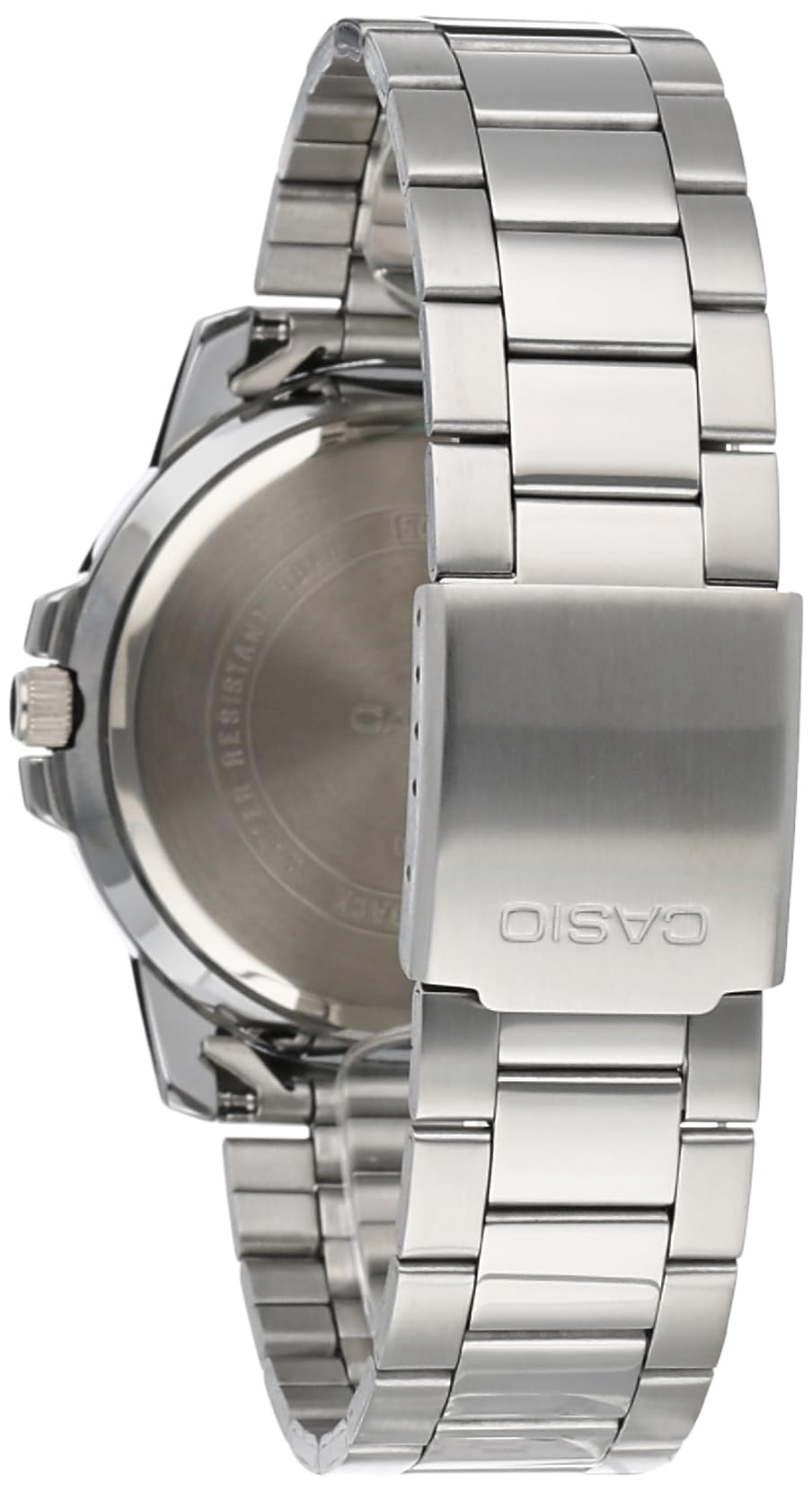 Casio Men's Watch - MTP-VD01D-1BVUDF Black Dial, Silver Band