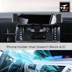 TRX AUTO Phone Holder Mount With Gravity Phone Holder For Toyota Fortuner 2016 To 2021 | Toyota Fortuner Accessories | Toyota Fortuner Mobile Phone Holder