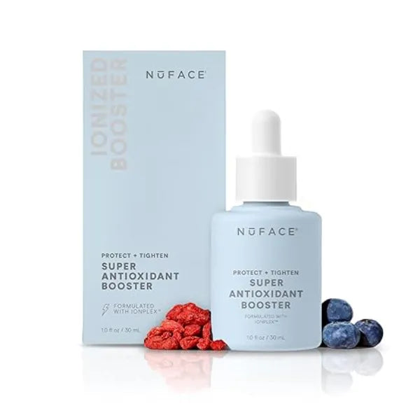 NuFACE Antioxidant Serum Facial Firming, Smoothing & Tightening Serum to Shield and Protect Against Blue Light Multi Use Skincare & Super Booster for NuFACE Microcurrent Device Results (1 oz)