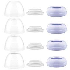Maymom (Cap Set) - Dome Caps, Screw Rings, Sealing Discs Suitable for Philips Avent Natural Bottles, Avent PP Bottles or Natural; No Nipple Included. Convert Avent Classic Bottle Into Natural