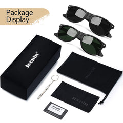 Joopin Polarized Sunglasses Men Women, Classic Square Sun Glasses 100% UV Protection Driving Fishing