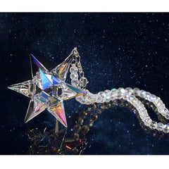DCXA Car Pendants Crystal Meteor Decoration Car Hanging Ornaments Charm Auto Interior Rearview Mirror Suspension Trim Accessory Gifts,NO.2