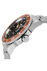 Invicta Men's Pro Diver 43mm Stainless Gold Steel Quartz Casual Watch - Orange/Stainless Steel