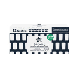 Tommee Tippee Nappy Disposal Sangenic Tec Refills, Pack of 12