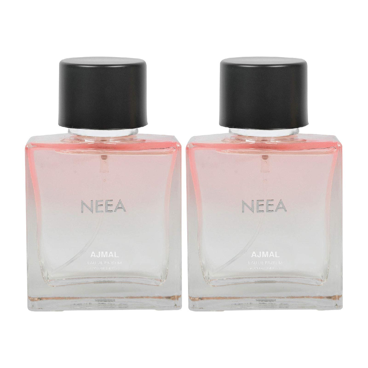 Ajmal Neea EDP Combo Pack of 2 each 100ml (Total 200ML) for Women + 4 Parfum Testers