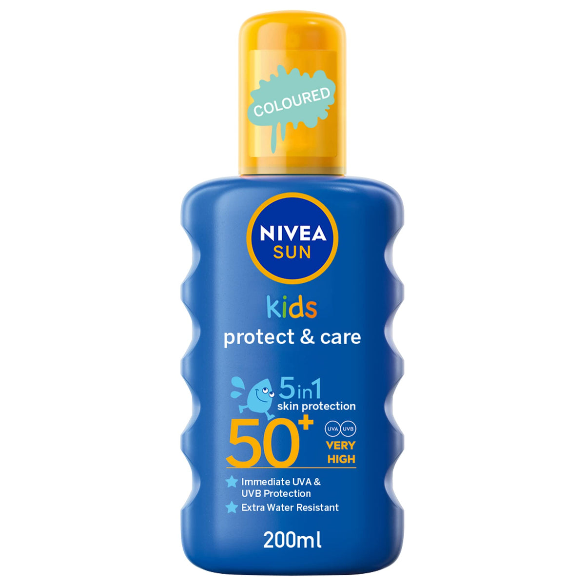 NIVEA SUN Kids Spray, UVA & UVB Protection, Protect & Care Moisturizing, SPF 50+, 200ml