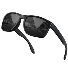 OJIRRU Polarized Sunglasses for Men Women Sports Sun Glasses Classic Rectangular Shades UV400 Protection for Men Women Sports Outdoor Driving Fishing Sunglasses