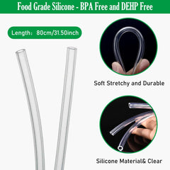 IVARONAL Replacement Tubing Compatible with Spectra S2 Spectra S1 Spectra 9 Plus Tubing Ameda Tubing Avent Tubing Motif Tubing lansinoh Tubing, Not Original Accessories