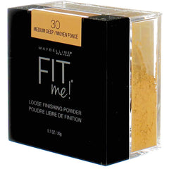 Maybelline Fit Me Loose Finishing Powder, 30 Medium Deep, 0.7 oz (Pack of 2)