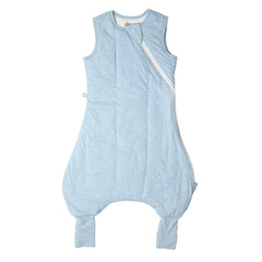 Tommee Tippee Baby Sleeping Bag with Legs, The Original Grobag Steppee, Baby Romper Suit, Soft Cotton-Rich Fabric, 6-18m, 1.0 Tog, Blue Marl
