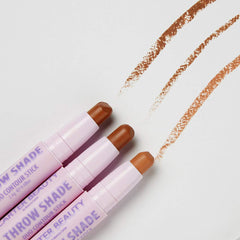 Carter Beauty, Ireland Duo Contour & Conceal Stick. Face Sculpting & Illuminating. Long Lasting, Full Coverage & Blendable. -Throw Shade, Dark