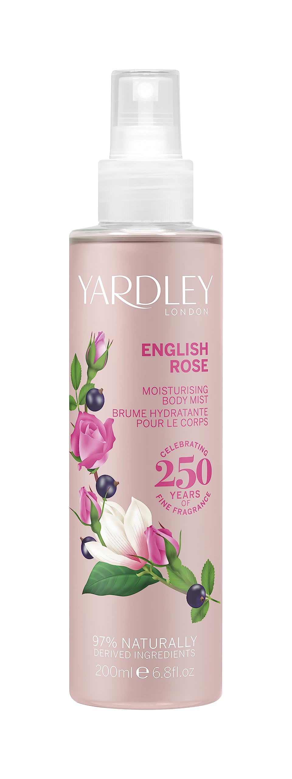 Yardley London English Rose Fragrance Mist 200 ml