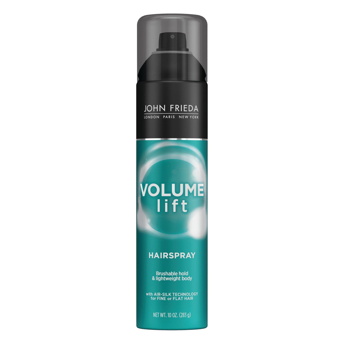 John Frieda Volume Lift Hairspray with Airsilk Technology for Fine or Flat Hair, Adds Long-Lasting Body and Fullness to Fine, Thin Hair, 10 oz
