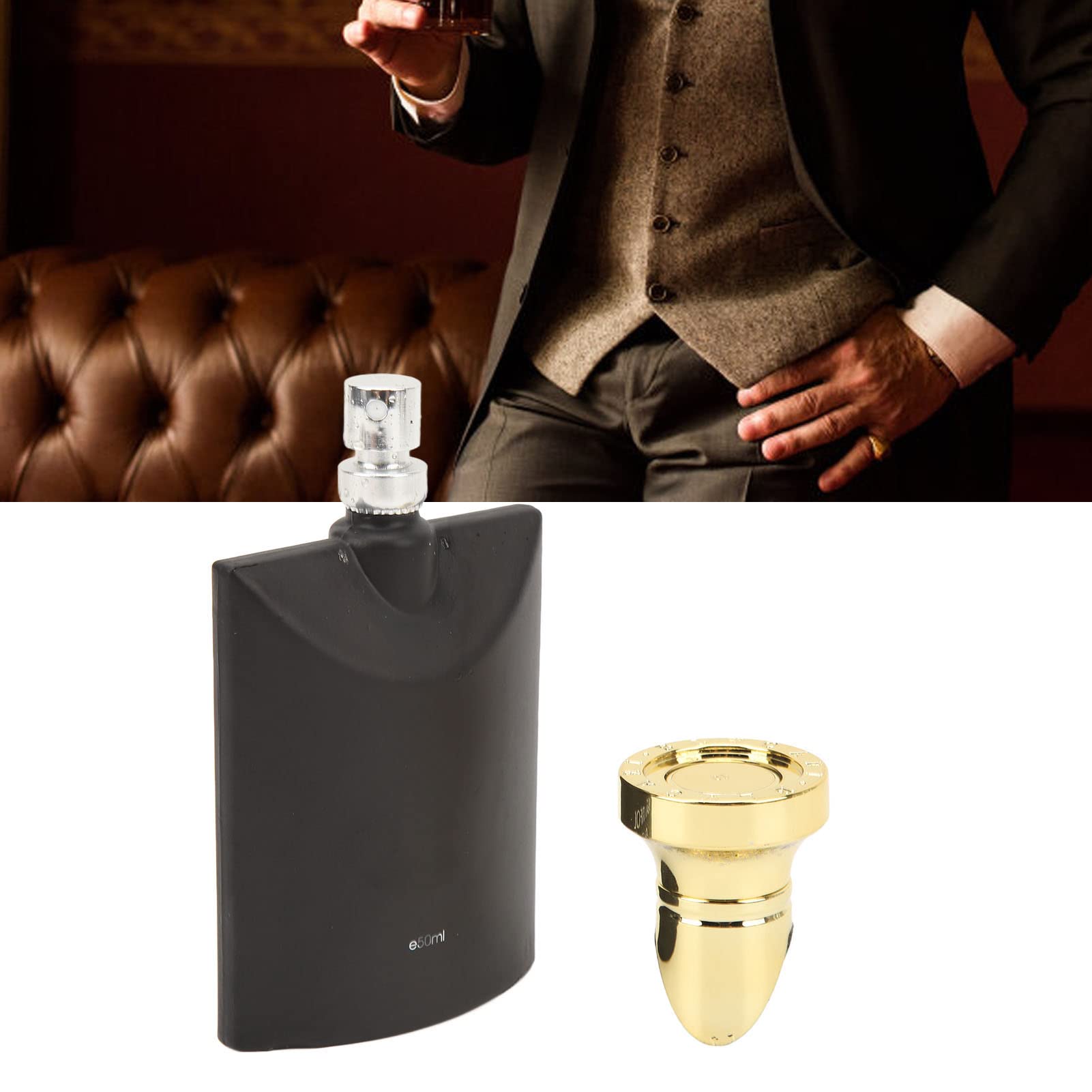 Masculine Perfume, Prevent Leakage Long Lasting Fine Atomization Light Perfume Spray for Party