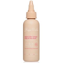 Rizos Curls Apple Cider Vinegar Scalp & Hair Rinse, Clarifies to Remove Product Buildup, Balance Oils, Revive Hair & Scalp, Enhances Softness & Shine