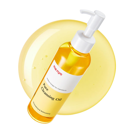 MANYO Pure Cleansing Oil Korean Facial Cleanser, Blackhead Melting, Daily Makeup Removal with Argan Oil, for Women Korean Skin care 6.7 fl oz (1 Pack)