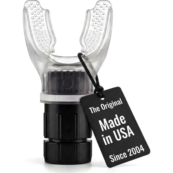 Expand-A-Lung Breathing Fitness Trainer Resistance Lung Exerciser Adjustable Endurance Device for Wellness, Yoga, Athletes and Runners Portable 4in USA Made Since 2004