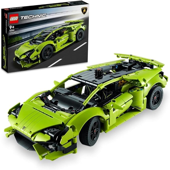 LEGO 42161 Technic Lamborghini Huracán Tecnica Toy Car Model Kit, Racing Car Building Set for Kids, Boys, Girls and Motor Sport Fans, Collectible Gift Idea