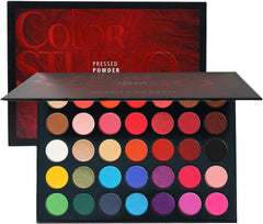 MYUANGO Color Studio Eyeshadow Palette, Highly Pigmented 35 Shades Matte and Shimmers Makeup Palette, Waterproof Blendable Eye Shadow, Cruelty- Free Makeup Pallet
