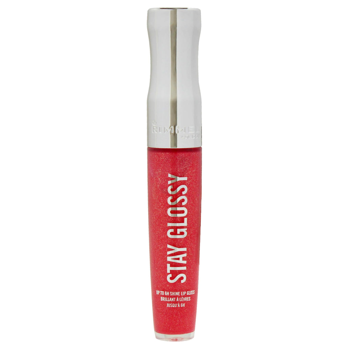 Rimmel Pack of 2 Stay Glossy 6HR Lip Gloss, Ready To Flamingle # 300