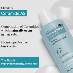 Bare Anatomy EXPERT Damage Repair Shampoo | Repairs and Strengthens up to 3x | For Damaged, Brittle & Weak hair | 250 ml