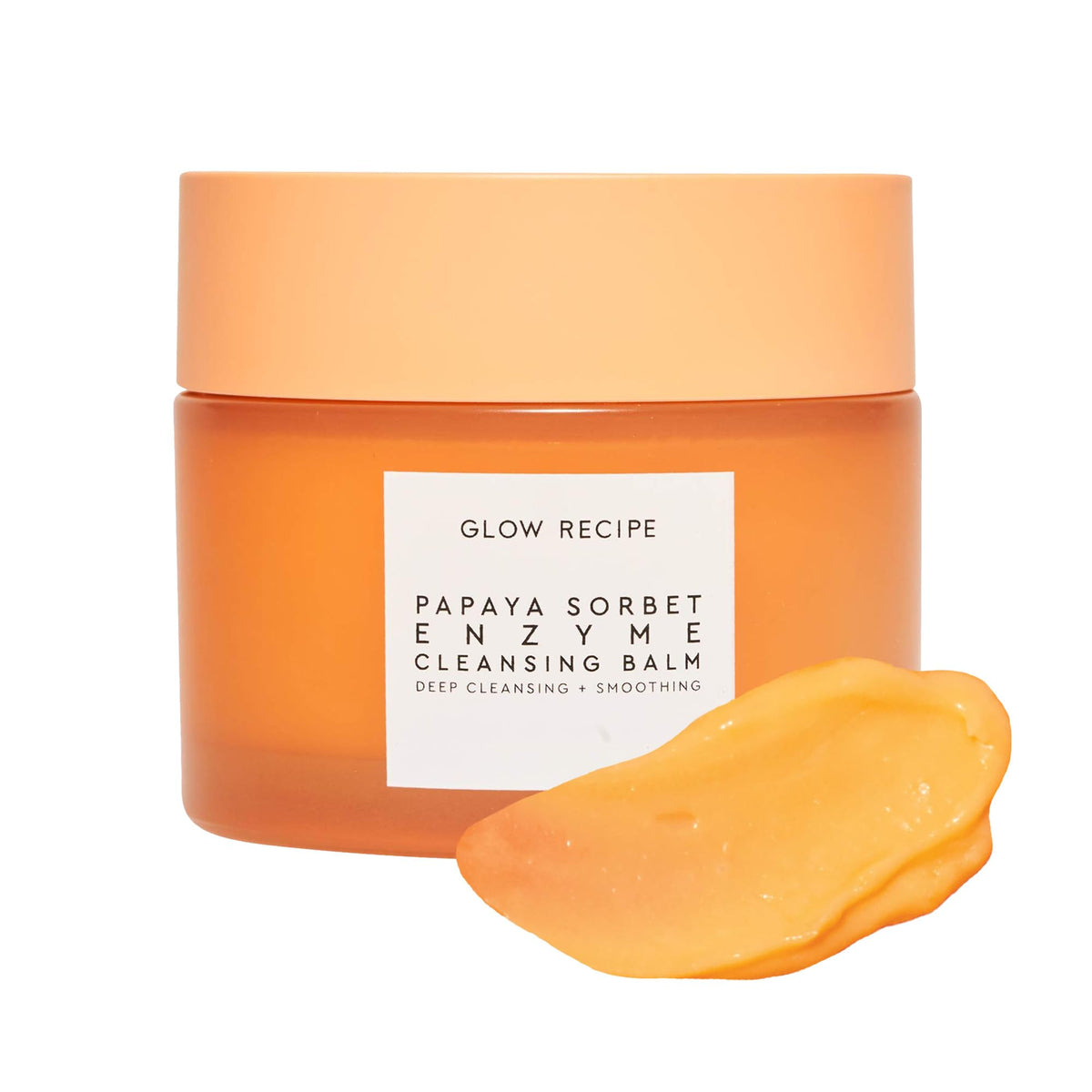 Glow Recipe Papaya Cleansing Balm - Exfoliating Balm + Makeup Remover with Papaya Seed Oil + Blueberry Extract for Clean, Soft, Glowing Skin (100ml / 3.4 fl oz)