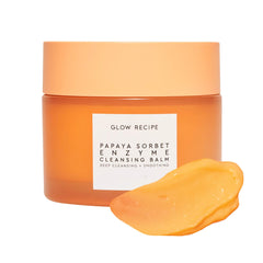 Glow Recipe Papaya Cleansing Balm - Exfoliating Balm + Makeup Remover with Papaya Seed Oil + Blueberry Extract for Clean, Soft, Glowing Skin (100ml / 3.4 fl oz)