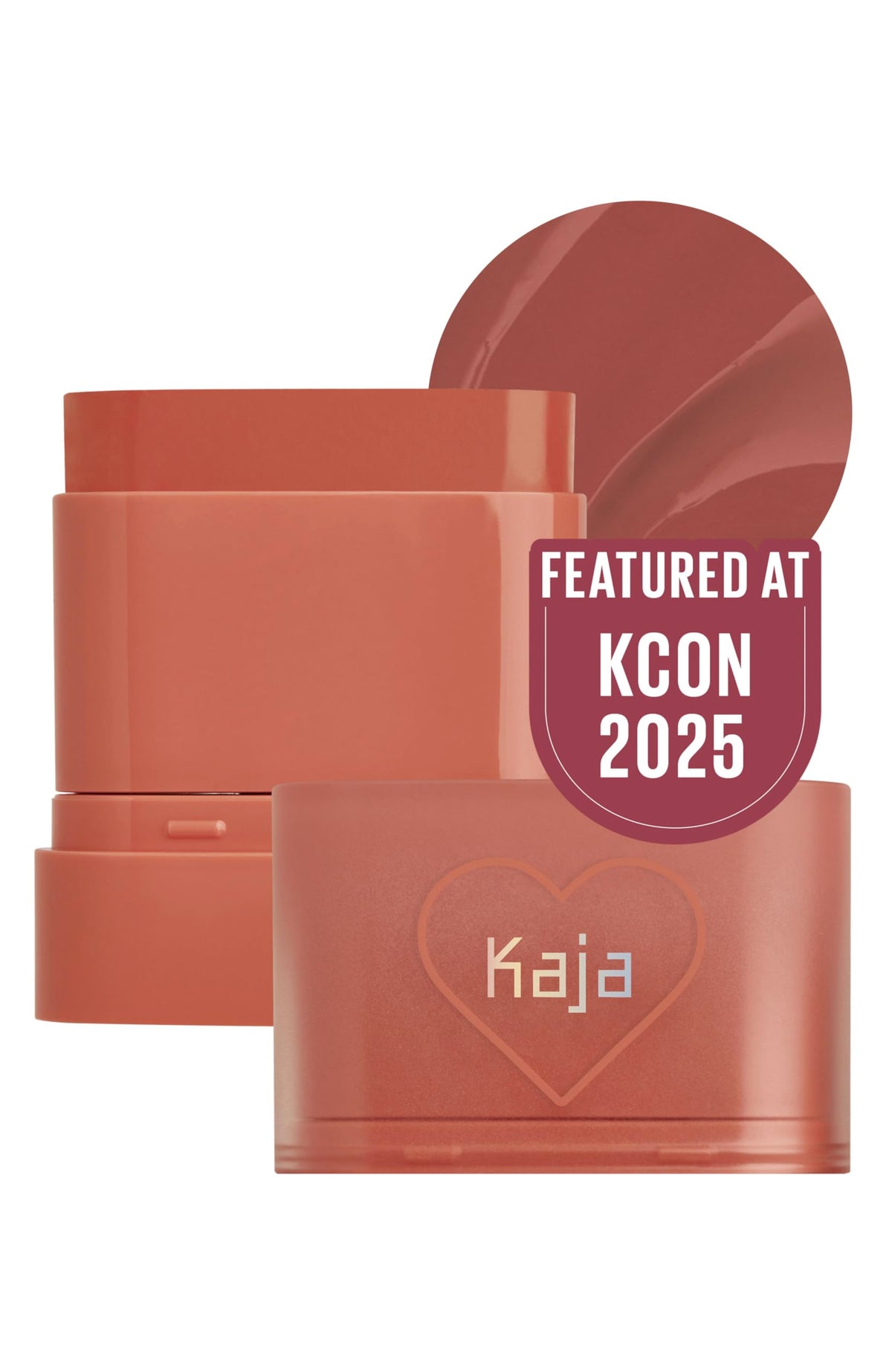 Kaja Dewy Bar Cheeks & Lip – Cranberry Cooler - Creamy Blusher Stick with Vitamin & Hyaluronic Acid, Moisturizing & Easy Blend