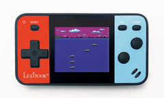 LEXIBOOK Portable Handheld Console Cyber Arcade Pocket 150, 1.8" (4.5cm) Color LCD Screen, Gaming Toy for Kids/Teenagers, Blue/red