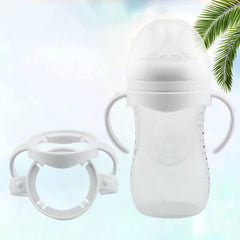 ZONJIE Bottle Handles Pack of 5 Baby Bottle Holders Wide Neck Easy Handle Plastic for Avent Natural Series