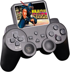 NALACAL 8-bit 520 in 1 Classic Retro Games Handheld Gamepad Game Console - 2.5 inch Screen Rechargeable AV TV Out 2 Player Gamepad (Black)