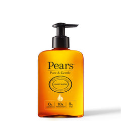 Pears Pure & Gentle Liquid Handwash For Smooth & Clean Hands| Formulated With 98% Pure Glycerin & Natural Oils| 100% Soap-free pH Balanced Formula Removes Dirt & Impurities With Every Use| 250ml