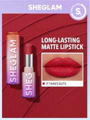 Shiglam Dynamat Long-Lasting Bum Matte Lipstick (It's Tix Guts)