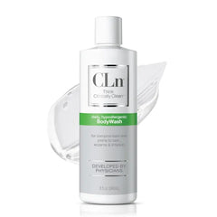 CLn BodyWash Non-Drying Body Wash, For Compromised Skin Prone to Eczema, Dermatitis, Rash & Hidradenitis Suppurativa, Fragrance-Free & Paraben-Free