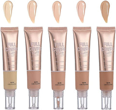 NLLNT Foundation Makeup Foundation Full Coverage Oil Control Liquid Foundation Long Lasting Matte Foundation