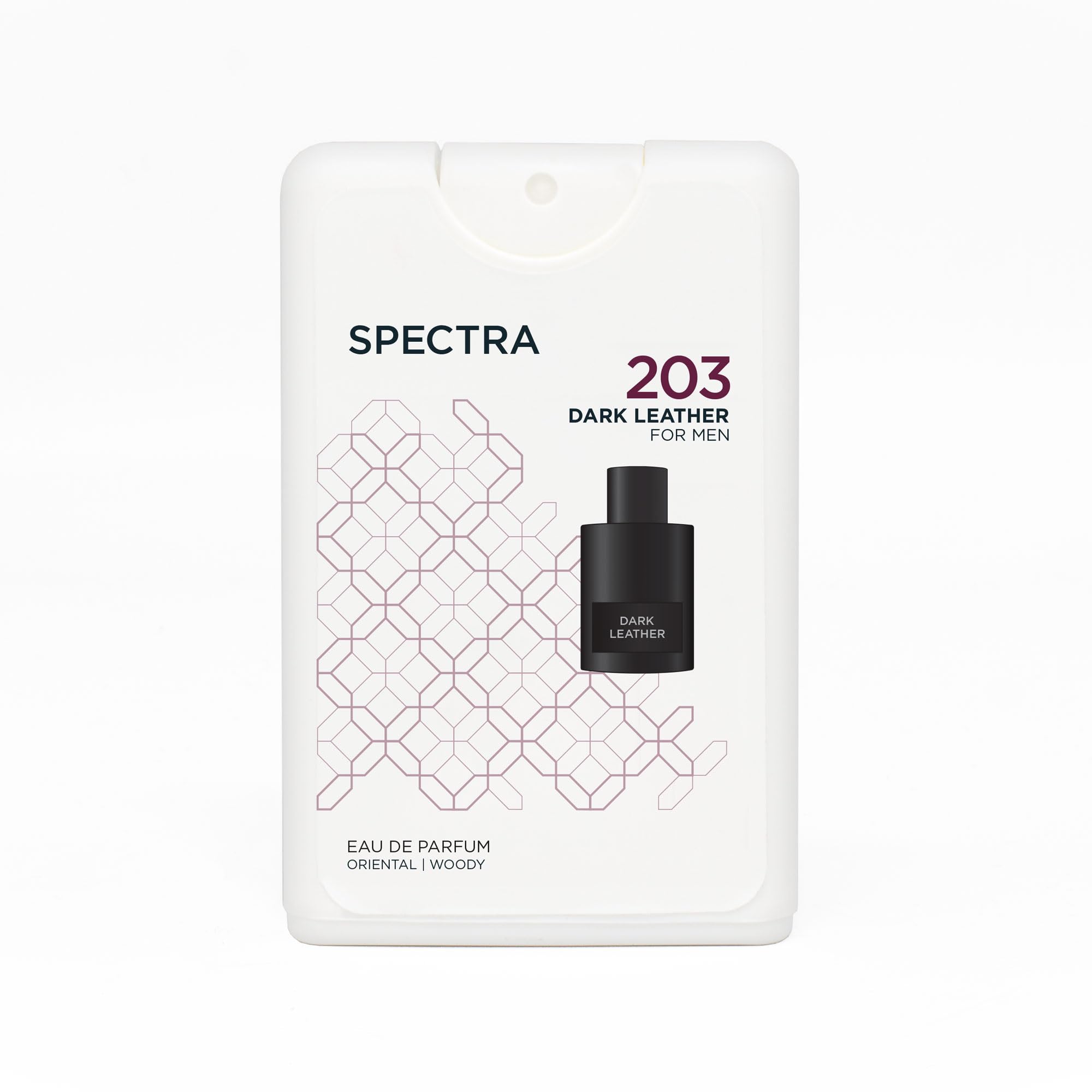 Spectra Pocket 203 Dark Leather EDP Unisex Perfume - 18ml