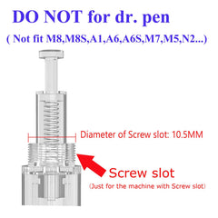 PIPM Dermapen cartridges for DermaPaper microneedling device (10 pieces, 36 pins) US-36-J114