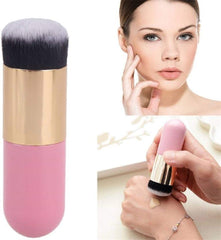 SIRF TUM 7 Beauty Fii Me Matte+Poreless Liquid Tube Foundation Natural & Studio Fix Compact Powder & Cosmetic Face Powder Foundation-blush Brush- Pink(3 Items)