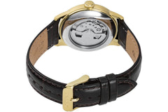 ORIENT RA-AC0M01S Men's Bambino Version 7 Brown Leather Band Automatic Watch