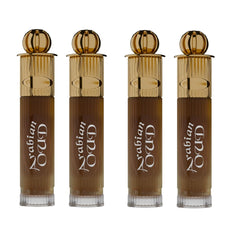 Al-Nuaim Gold Series Ameer Al Oudh Attar Roll On for Men & Women - Pack of 4 (6ml Each)