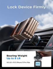 LISEN Fits MagSafe Car Mount For iPhone Strong Magnetic Phone Holder For Car Vent Dashboard HandsFree iPhone Car Mount Holder Car Accessories For MagSafe iPhone 14 Pro Plus 12/13 All Phones Tablets