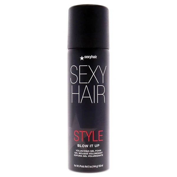 SexyHair Style Blow It Up Volumizing Gel Foam, 5 Oz | Up to 50% More Volume | Adds Shine