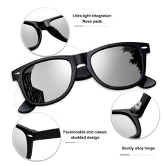 KANASTAL Polarized Sunglasses Men, Fashion Square Sun Glasses Women, Classic Shades for Womens, Driving Fishing Outdoor 100% UV400 Protection