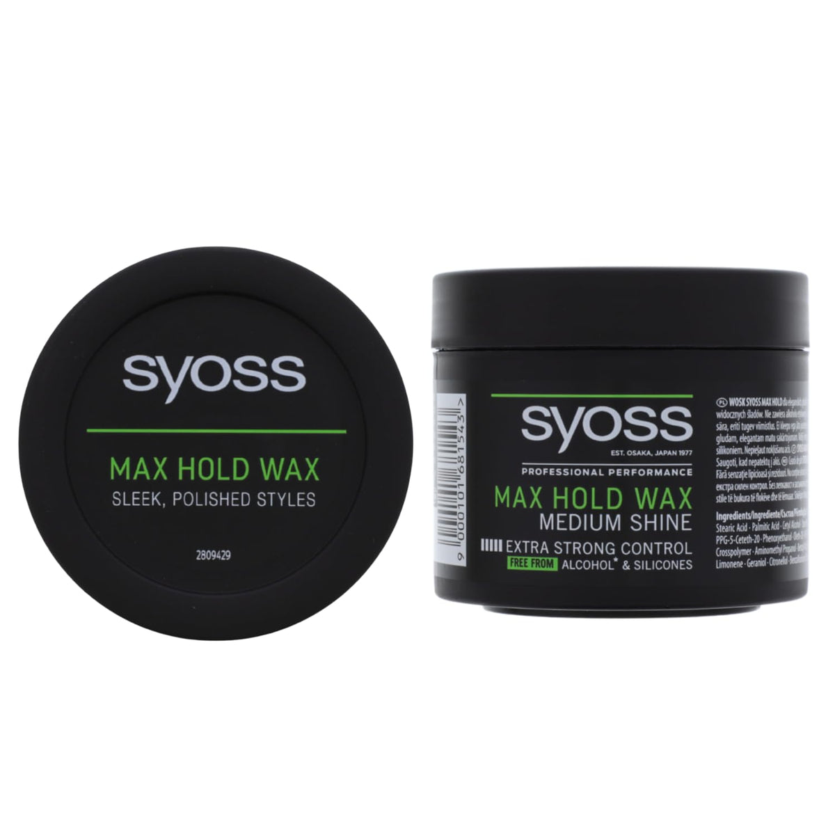 Syoss Max Hold Hair Wax Megamocny, Medium Shine, Extra Strong Control - 150ml